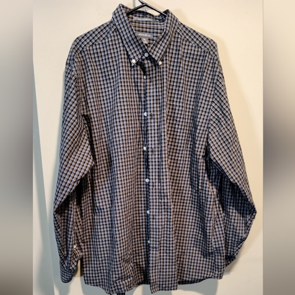 Eddie Bauer Plaid Big and Tall Shirt